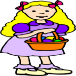 Girl & Easter Basket