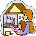 Girl with Dollhouse 2