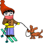 Child Skiing