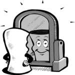 Newspaper & Mirror