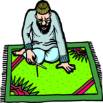 Man with Rug