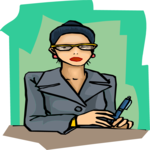 Woman at Desk 3