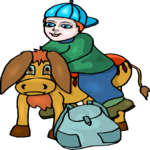 Boy with Mule