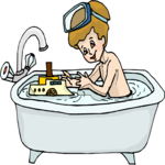 Boy Bathing 2