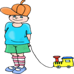 Boy with Train 2