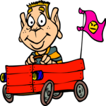 Boy in Go-Cart
