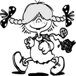 Girl in Pigtails 2