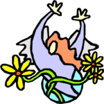 Angel & Flowers 2