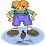 Boy with Toy Boat 3