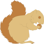 Squirrel with Acorn 2