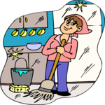 Cleaning Kitchen 1