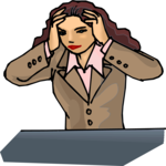 Businesswoman - Stressed