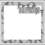 Savings Coupon Frame