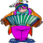 Accordion Player - Clown