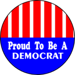 Democrat Button