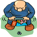 Man with Bug 1