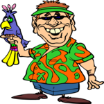 Man with Bird 2