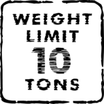 Weight Limit - 10 Tons