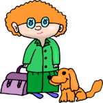 Kid with Puppy