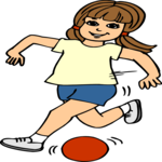 Girl Playing Soccer