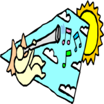 Playing Horn 1