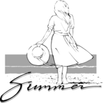 Woman on Beach