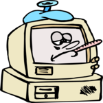 Computer with Virus 3