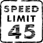 Speed Limit - 45