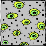 Ball Creature Eyes Design