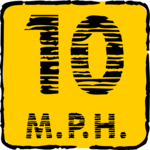 Speed 10 MPH
