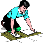 Man Tiling