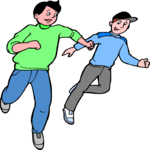 Boys Running