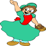 Girl Waving 3