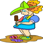Girl with Popsicles