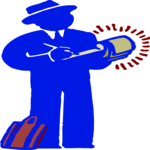 Businessman with Clipboard