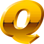 Gold  Italic Q