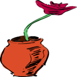 Rose in Vase 2