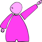 Bald Guy Pointing