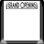 Grand Opening Frame