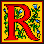 Decorative R