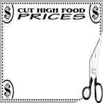 Cut High Food Prices Frame