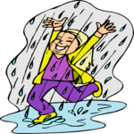Playing in Rain
