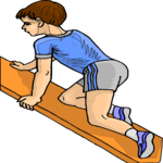 Boy Climbing