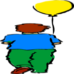 Boy Holding Balloon