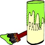 Paintbrush & Can 18