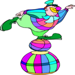 Clown with Balls 1