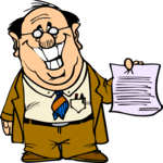 Man with Document 2
