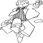 Businessman Running 1