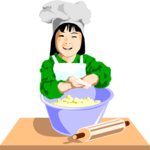 Girl Cooking
