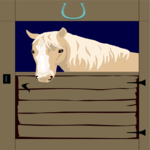 Horse in Stall